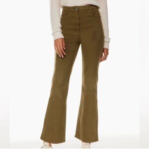 Aritzia Wilfred Free Twostep High Rise Flared Pant Rustical Brown Size 4